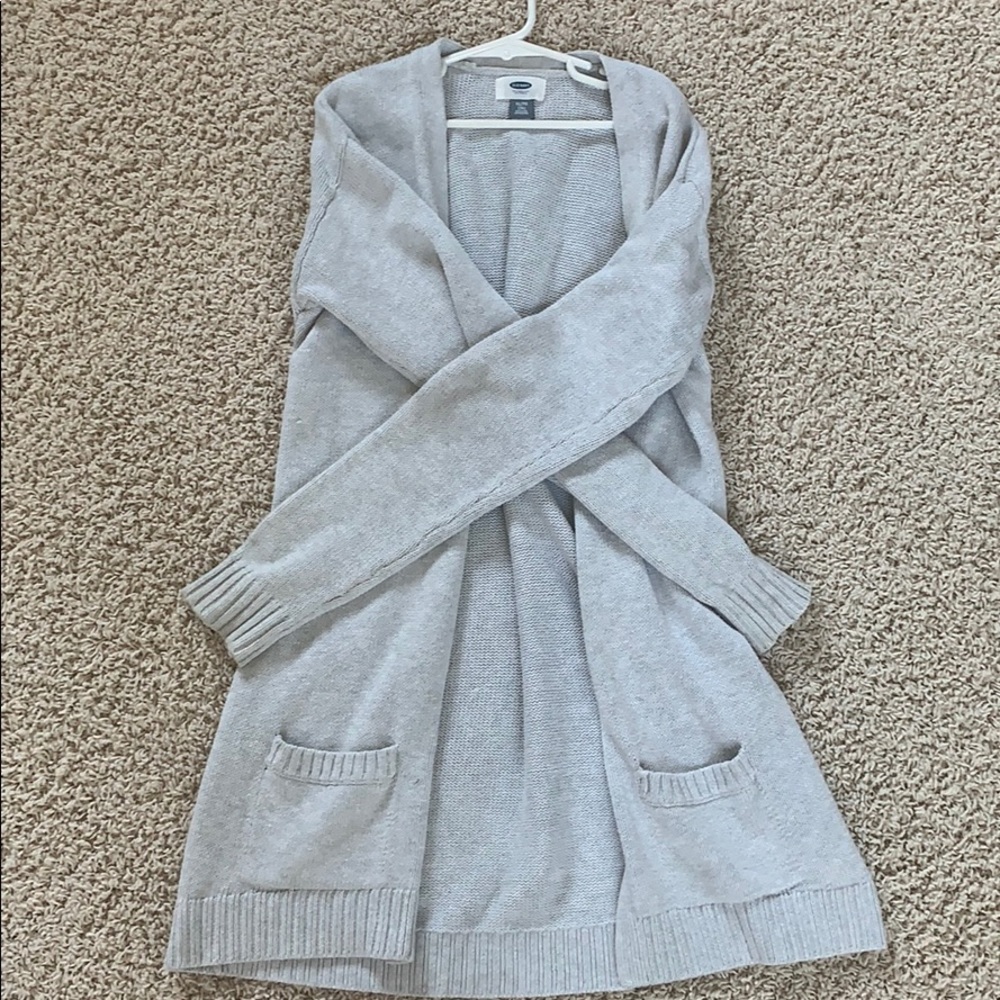 long cardigan!